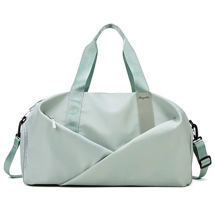 Bed-318 Oxford Tapts Sports Handpal Bolship Bolse Gym Bag Bols de Gimnasia Húmedo y Separación Duffle, Tamaño: L - Verde