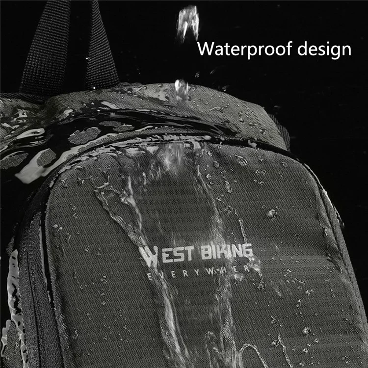 Biking Ovest YP0707378 Backpack Water Carrier Per Andare in Bicicletta, Alpinismo, Alpinismo - Grigio