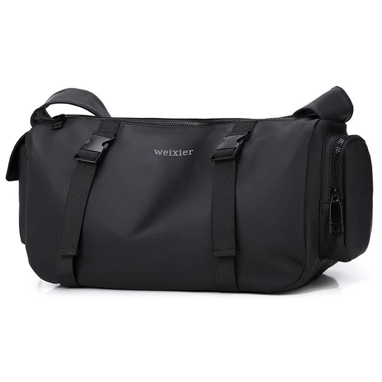 Weixier D503 Men Elegante Bolsa de Cuerpo Cruzado de Hombro de Gran Capacidad - Negro