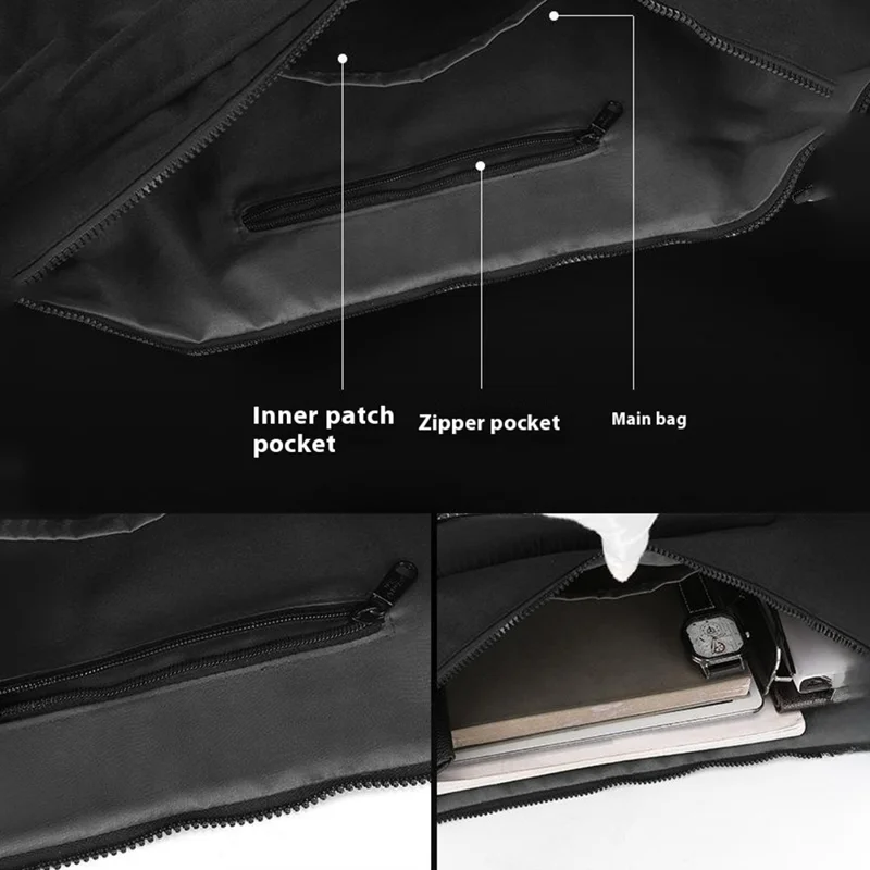 Wepower 866# Unisex Pudling Bag Waterpronation Nylon Cresest Crossbod - Черный