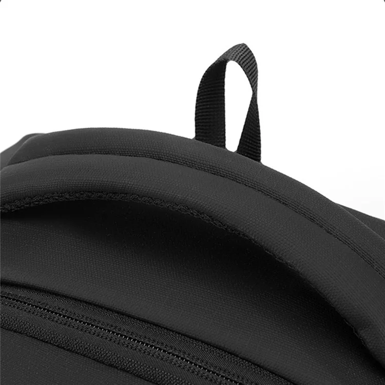Wepower 1298# Waterproof Nylon Backpack Travel School Student Student Bag Daypack - Nero
