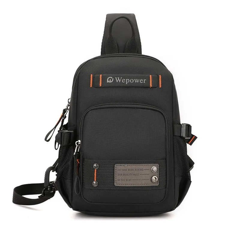 Wepower 8106 Стильные Мужчины с Большой Грудной Клеткой. - Черный