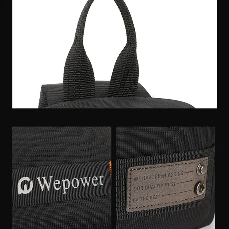 Wepower 8106 Стильные Мужчины с Большой Грудной Клеткой. - Черный