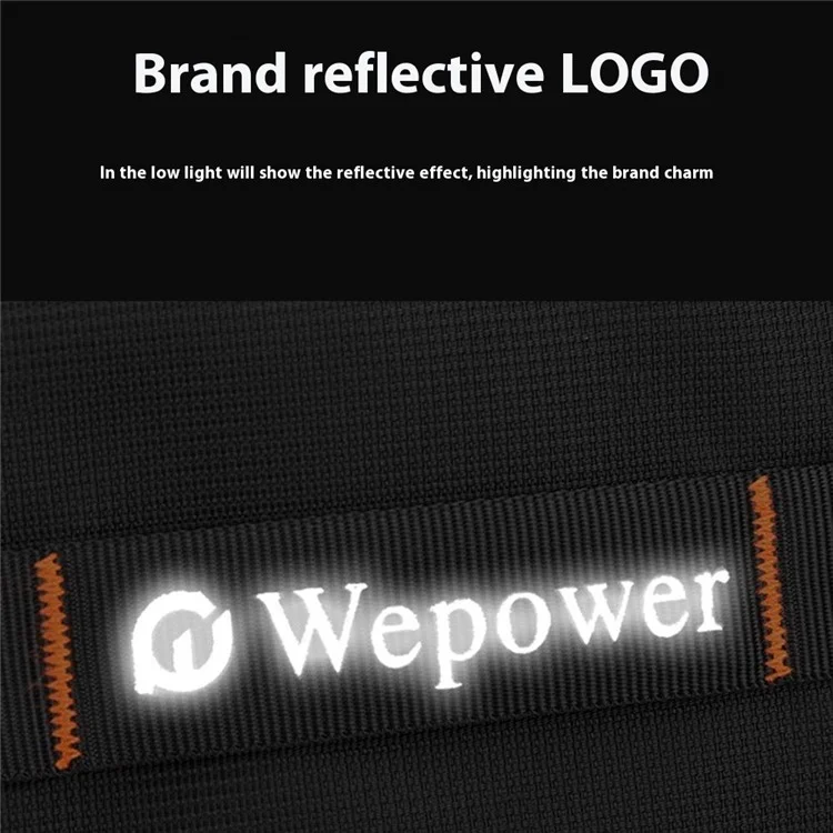 Wepower 8106 Стильные Мужчины с Большой Грудной Клеткой. - Черный