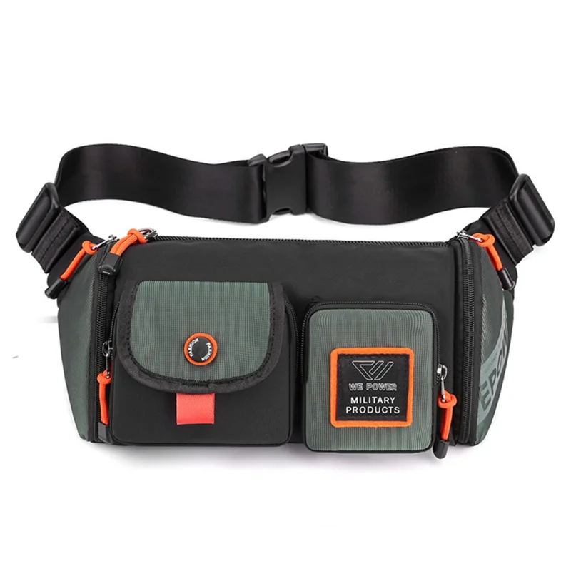WEPOWER 5601 Stylish Casual Men Chest Bag Waterproof Nylon Single Shoulder Crossbody Bag - Green