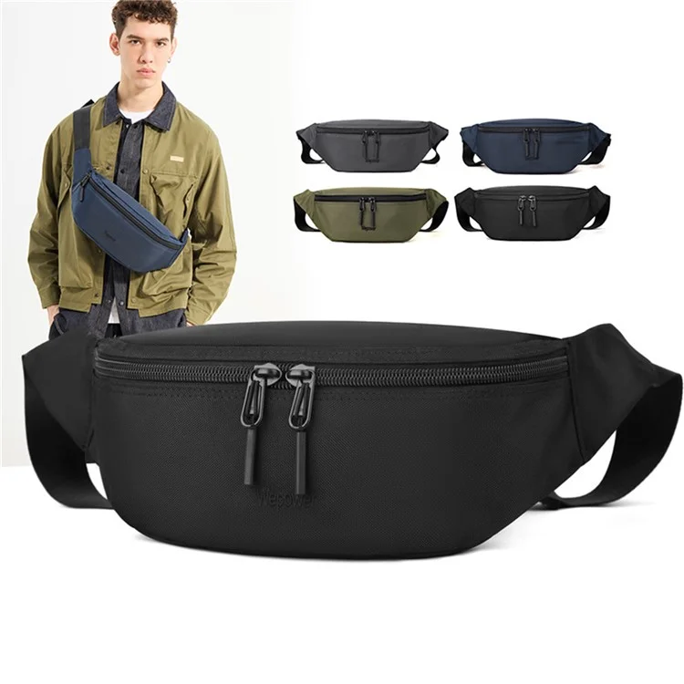 WEPOWER 860 Casual Men Women Chest Bag Waist Pack Nylon Crossbody Bag - Army Green