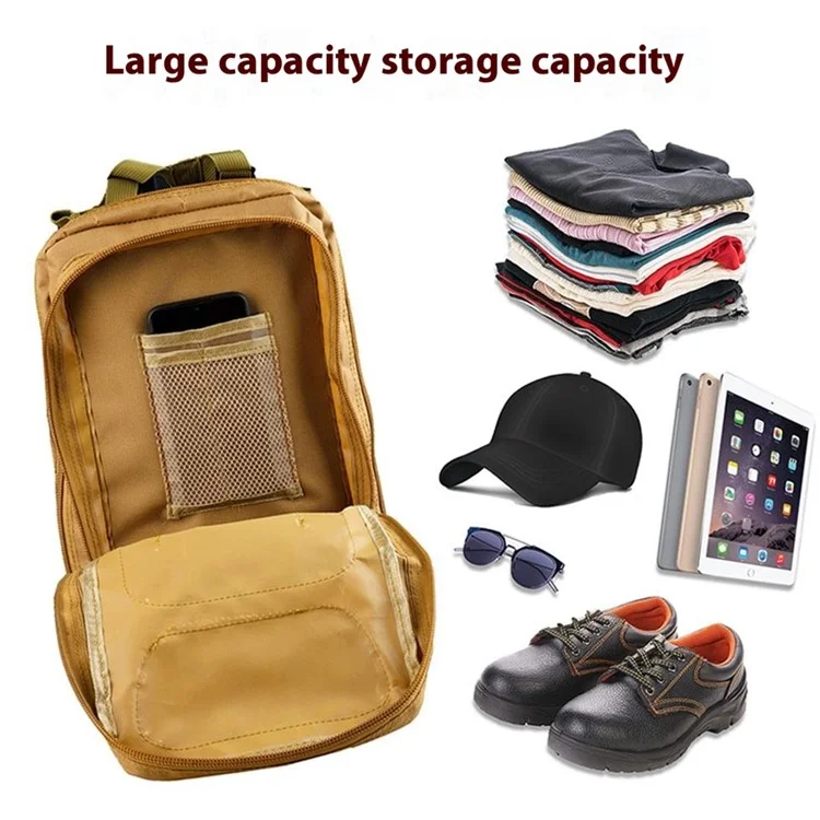 CH126 28-35L Outdoor Tactical Camping Climbing Rucksack 600D Oxford Cloth Backpack - Cp Camouflage

Рюкзак тактический походный для кемпинга и альпинизма CH126 28-35 л, из ткани Оксфорд 600D, в камуфляжной расцветке.