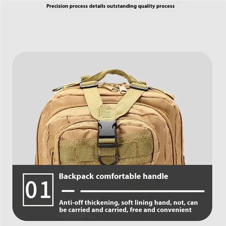 CH126 28-35L Outdoor Tactical Camping Climbing Rucksack 600D Oxford Cloth Backpack - Cp Camouflage

Рюкзак тактический походный для кемпинга и альпинизма CH126 28-35 л, из ткани Оксфорд 600D, в камуфляжной расцветке.