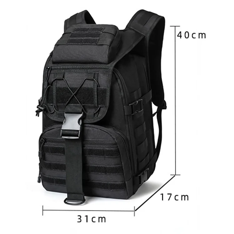 X7 Outdoor Mountaineering Shoulder Bag Waterproof Tactical Backpack for Camping Hiking - Khaki