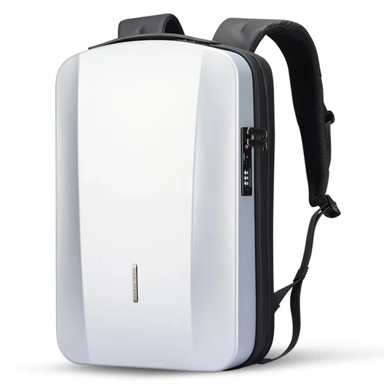 MARK RYDEN MR8918Pro 17.3 inch Laptop Backpack Hardshell Travel Backpack with Anti-Theft Lock - White