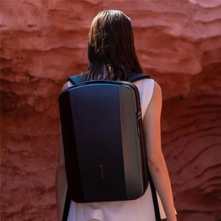MARK RYDEN MR8918Pro 17.3 inch Laptop Backpack Hardshell Travel Backpack with Anti-Theft Lock - White