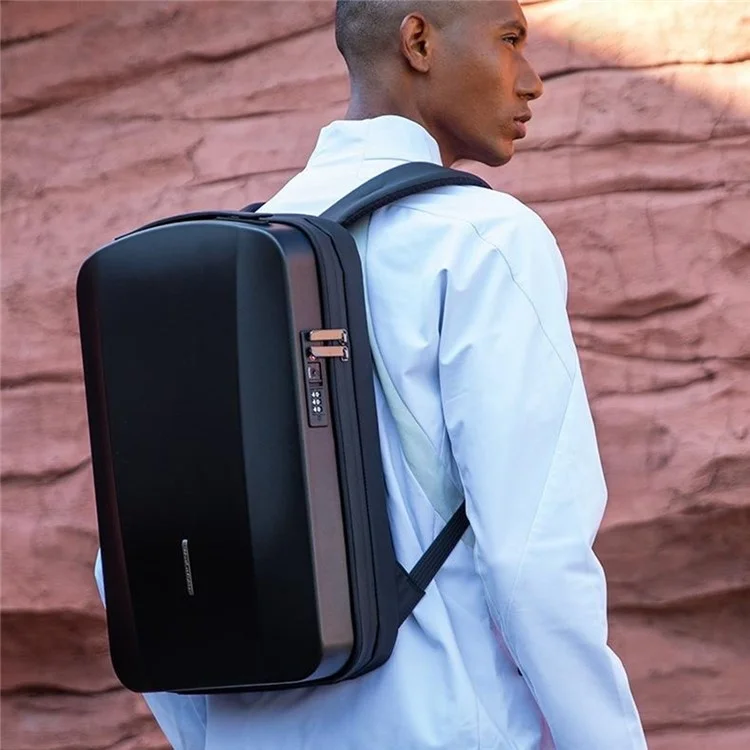 MARK RYDEN MR8918Pro 17.3 inch Laptop Backpack Hardshell Travel Backpack with Anti-Theft Lock - Grey