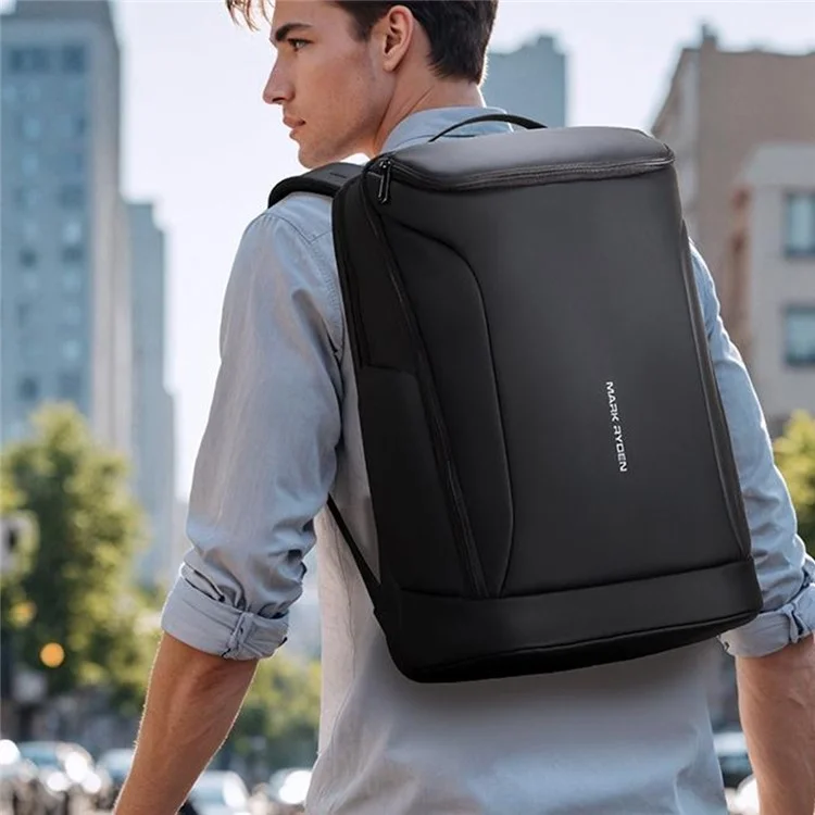 MARK RYDEN MR9031YSJ 30L Large Capacity Men Backpack with External USB Port Laptop Shoulder Bag