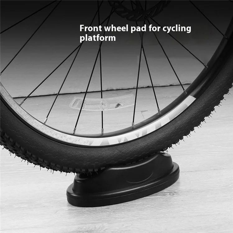 BNEGGUO BG-0178 Soporte para rueda delantera de bicicleta con base de PP, soporte portátil para neumático de bicicleta para exteriores
