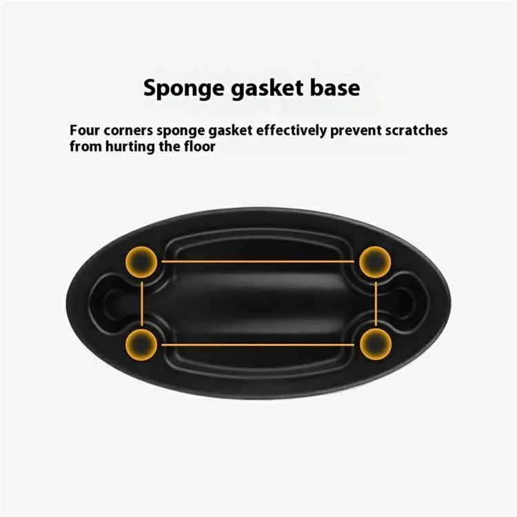 BNEGGUO BG-0178 Soporte para rueda delantera de bicicleta con base de PP, soporte portátil para neumático de bicicleta para exteriores