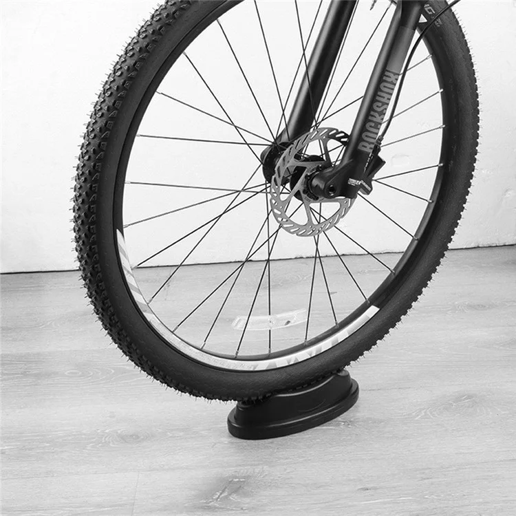 BNEGGUO BG-0178 Soporte para rueda delantera de bicicleta con base de PP, soporte portátil para neumático de bicicleta para exteriores