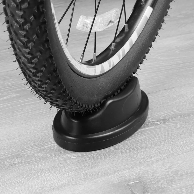 BNEGGUO BG-0178 Soporte para rueda delantera de bicicleta con base de PP, soporte portátil para neumático de bicicleta para exteriores