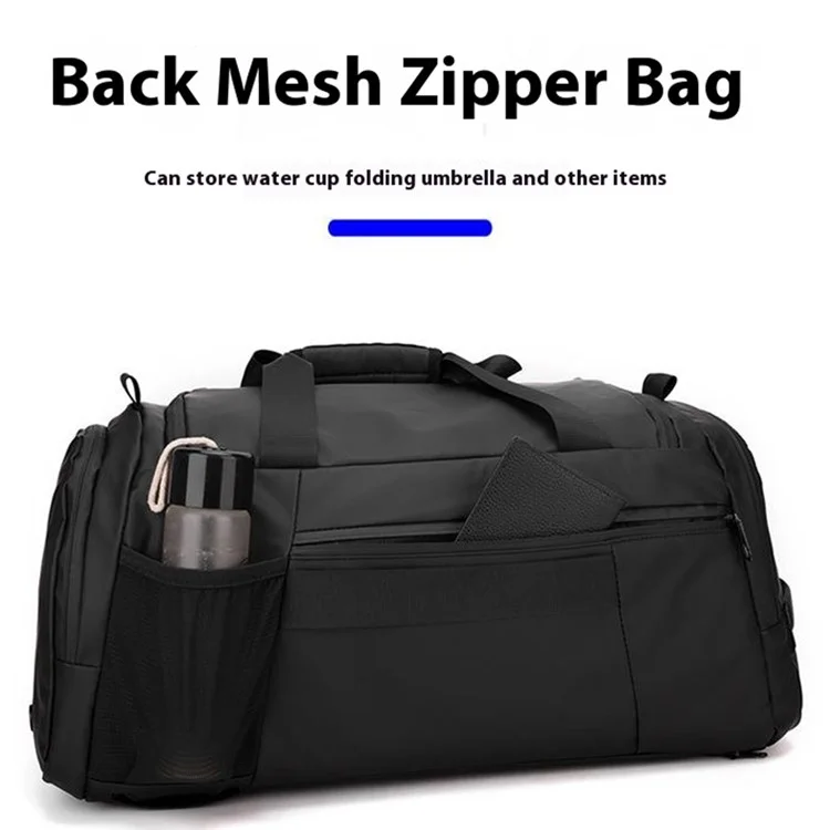 WEPOWER Travel Backpack Sports Gym Bag Large Capacity Handheld Luggage for Business Commute - Black