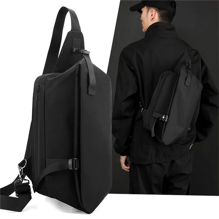 Bolso de pecho para hombre WEPOWER, ligero, de moda, bandolera con gran capacidad