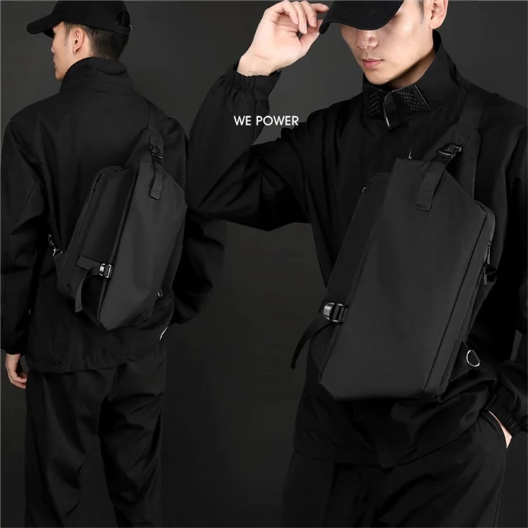 Bolso de pecho para hombre WEPOWER, ligero, de moda, bandolera con gran capacidad