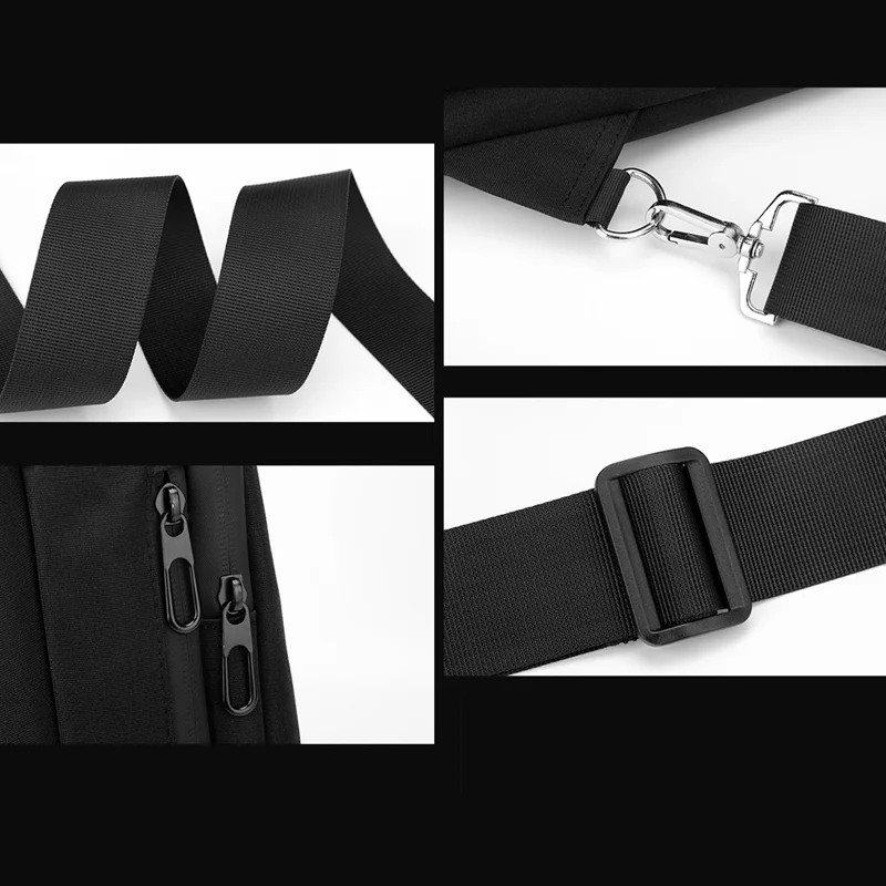 Bolso de pecho para hombre WEPOWER, ligero, de moda, bandolera con gran capacidad