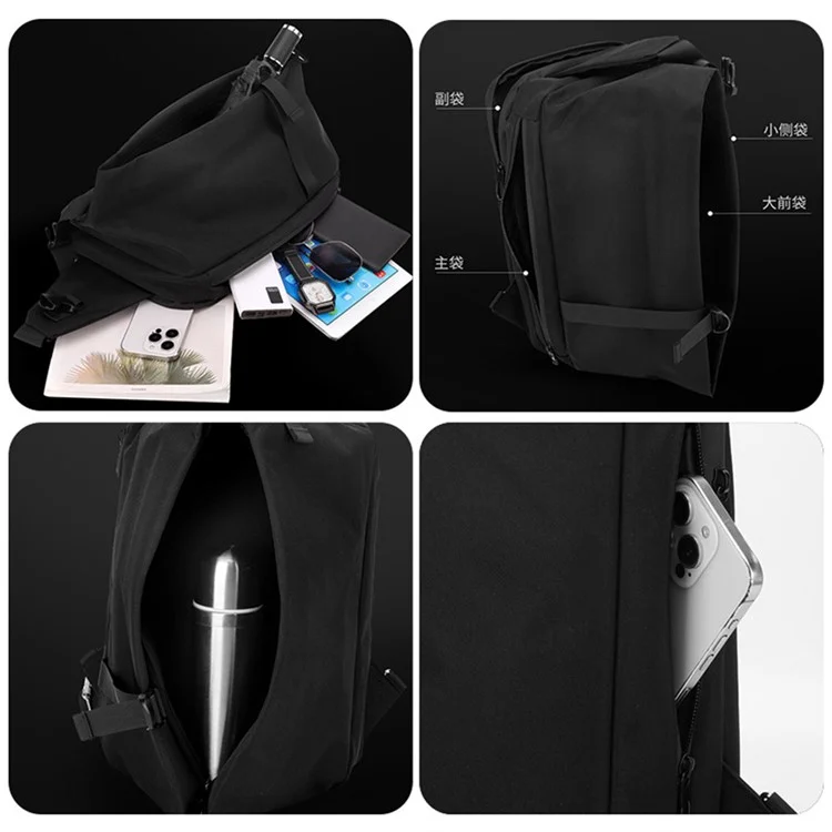 Bolso de pecho para hombre WEPOWER, ligero, de moda, bandolera con gran capacidad