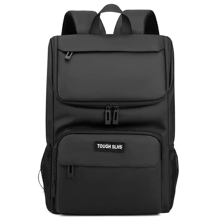 Mochila casual estilosa TOUGH SLHS 3405 de grande capacidade, para uso diário, negócios e transporte de laptop - Preta