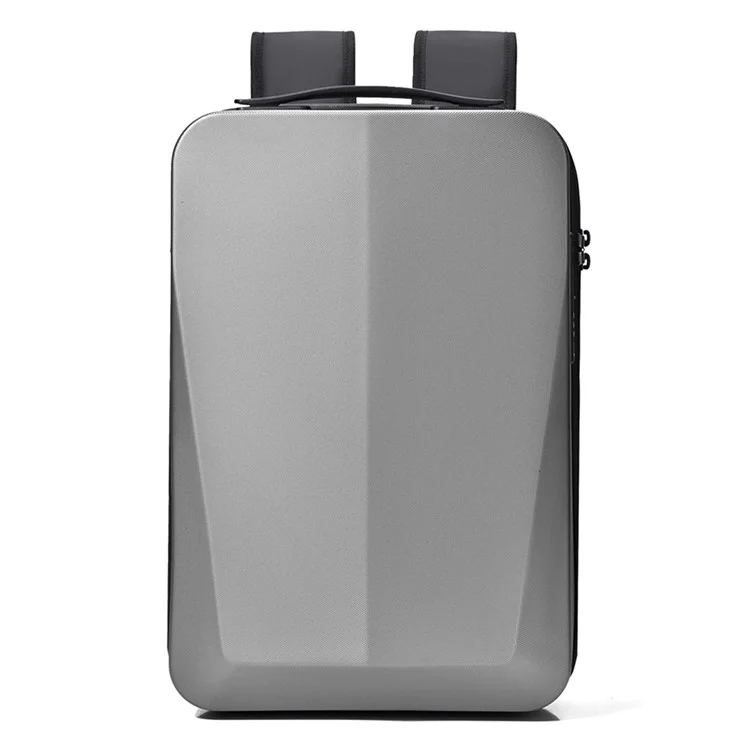 Expandable Capacity Waterproof Men Business Backpack Anti Theft Laptop Bag with USB Charging Port - Dark Grey