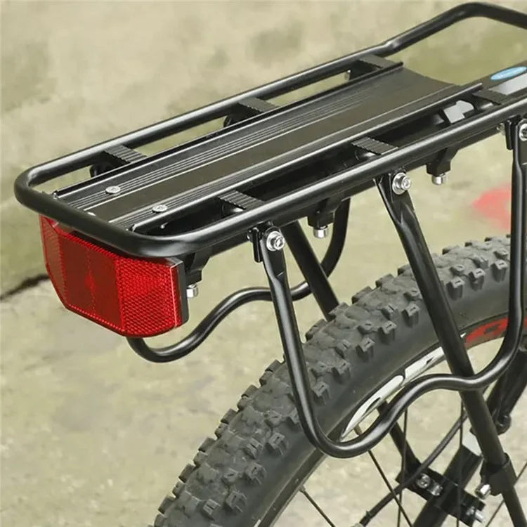 Suporte de reflexão para rack de bicicleta com suporte em L e refletor para segurança de bicicleta MTB