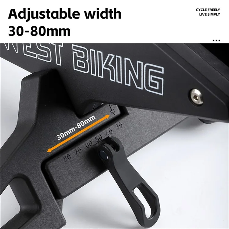 WEST BIKING YP0723024 Стойка для шоссейного и горного велосипеда с регулируемым кронштейном для парковки велосипеда из ABS