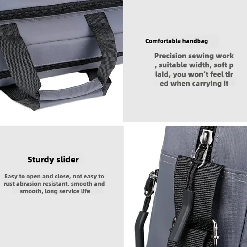 Men's Business Briefcase Casual Shoulder Bag Large Capacity Laptop Bag for Office / Travel - Black