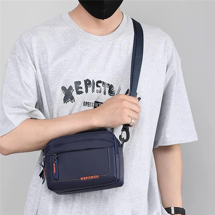 WEPOWER Multifunktionale Umhängetasche für Herren, wasserdichte Outdoor-Umhängetasche, Reisetasche - Grau