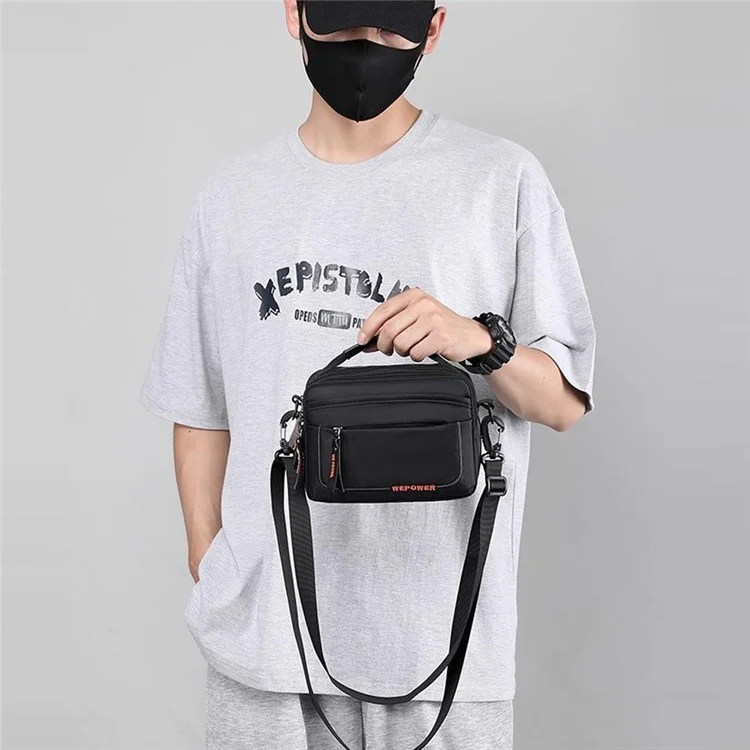 WEPOWER Multifunktionale Umhängetasche für Herren, wasserdichte Outdoor-Umhängetasche, Reisetasche - Grau
