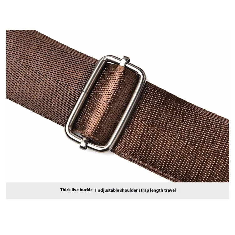 WEIXIER D814 Herren Retro-Brust-Tasche Große Kapazität PU-Leder Wasserdichte Umhängetasche - Hellbraun