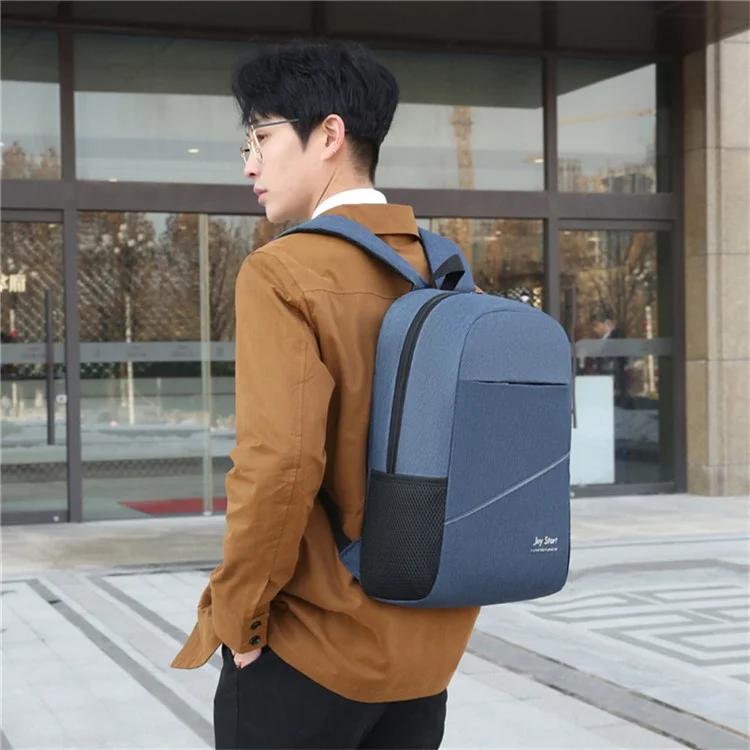 20L 3-Piece Business Backpack Set Men Nylon Casual Laptop Backpack with Shoulder Bag + Storage Pouch - Grey