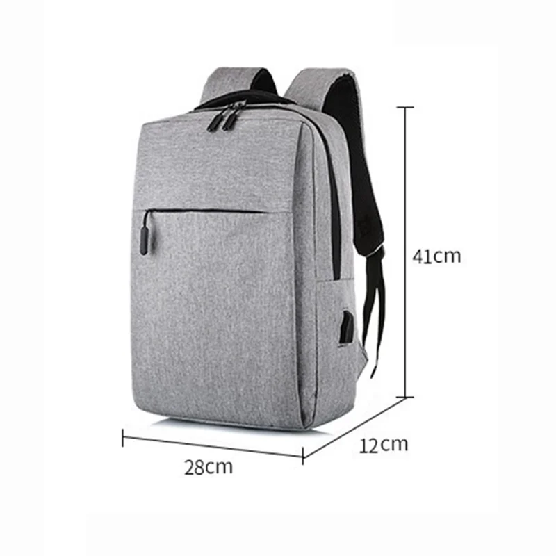 Large Capacity Backpack Men Women Korean Style Outdoor Travel Oxford Cloth Dual Shoulder Bag - Blue