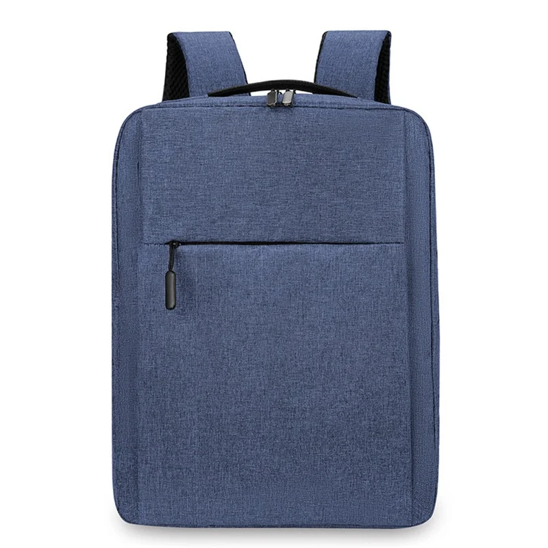 Large Capacity Backpack Men Women Korean Style Outdoor Travel Oxford Cloth Dual Shoulder Bag - Blue