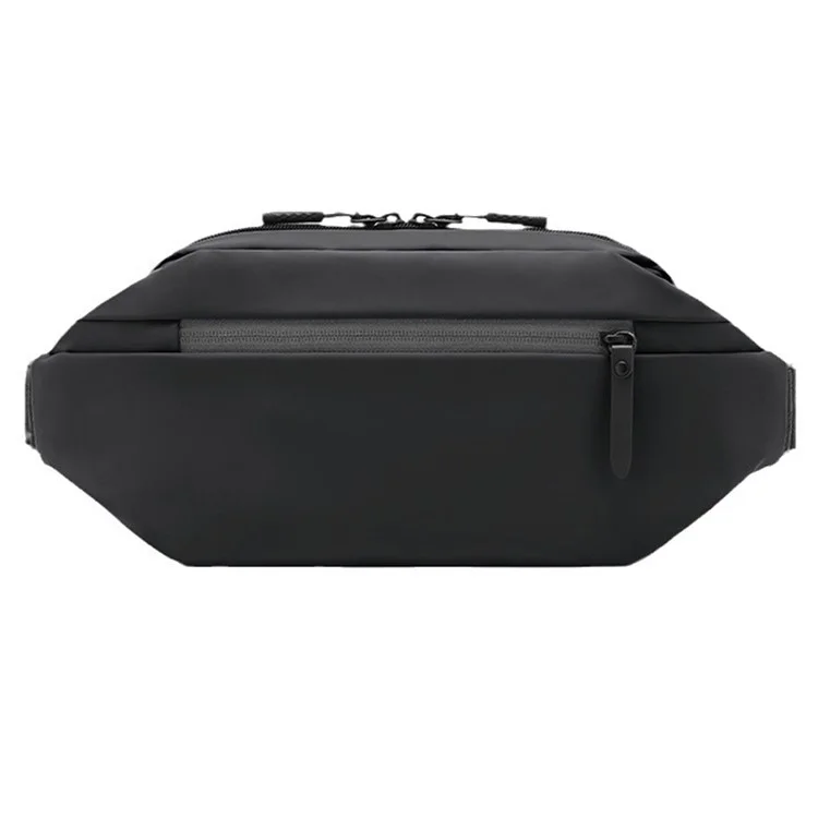 XIAOMI MIJIA Sac de poitrine multifonction pour sport, résistant aux éclaboussures, sacoche bandoulière décontractée - Noir