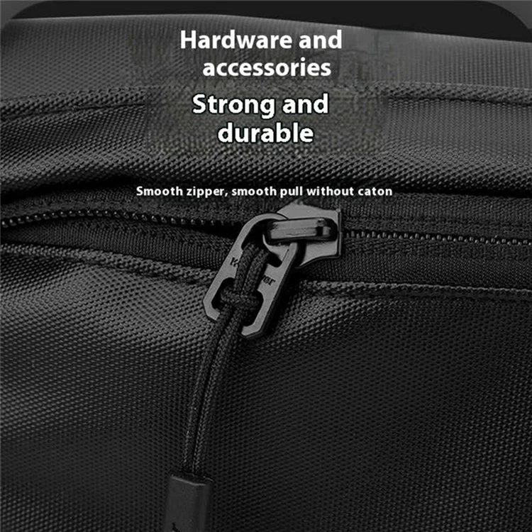 WEPOWER 7687# Marsupio Sportivo Cintura Running Borsa Porta Telefono Borsa a Tracolla Petto - Nero