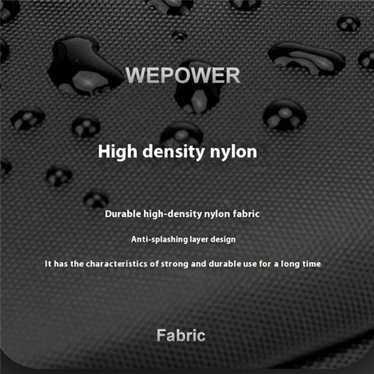 WEPOWER 7687# Marsupio Sportivo Cintura Running Borsa Porta Telefono Borsa a Tracolla Petto - Nero