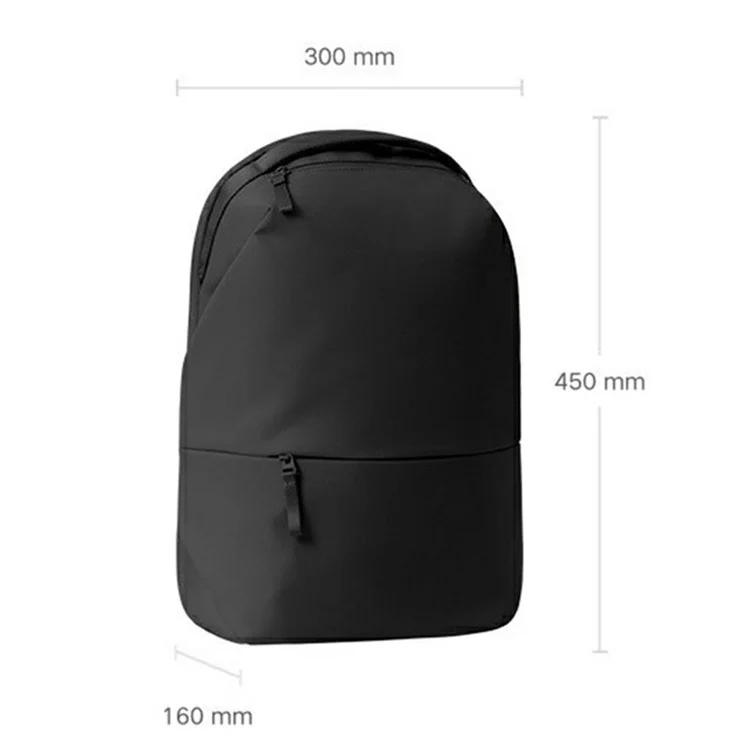 XIAOMI MIJIA 17.3L Stylish Commuter Backpack 15.6 Inch Laptop Large Capacity Daypack - Black