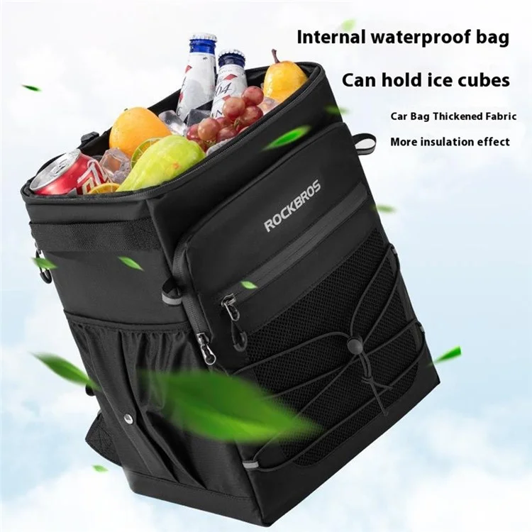 ROCKBROS 3017002101 / H37 Sac à dos de cyclisme multifonctionnel avec compartiments détachables et stockage isolé pour l'extérieur