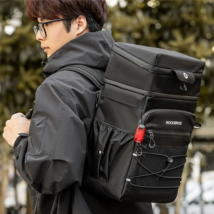 ROCKBROS 3017002101 / H37 Sac à dos de cyclisme multifonctionnel avec compartiments détachables et stockage isolé pour l'extérieur