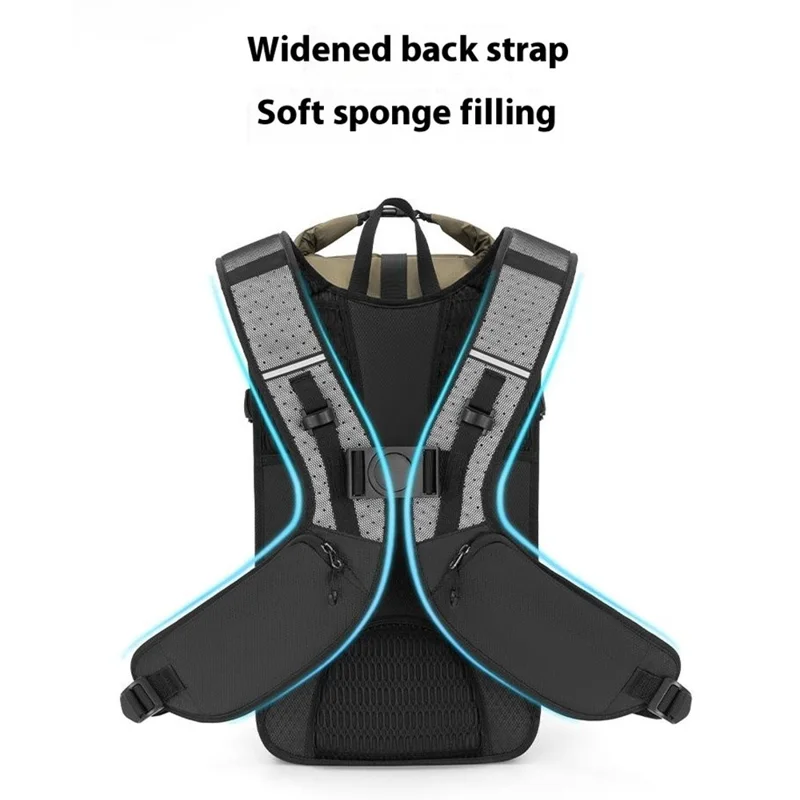 ROCKBROS 30170020 / H38 2 in 1 Cycling Backpack Outdoor Travel Waterproof Polyester Hiking Sports Daypack