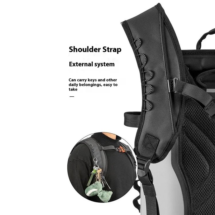 ROCKBROS BX-004 Mochila Térmica de 20L para Senderismo, Ciclismo, Impermeable, Nevera Portátil (Sin BPA) - Verde
