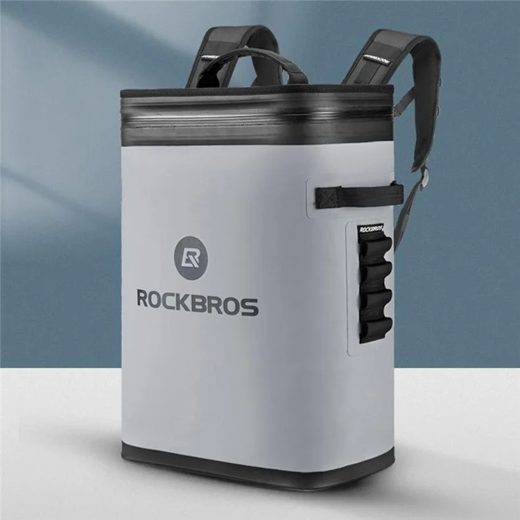 ROCKBROS BX-004 Mochila Térmica de 20L para Senderismo, Ciclismo, Impermeable, Nevera Portátil (Sin BPA) - Verde