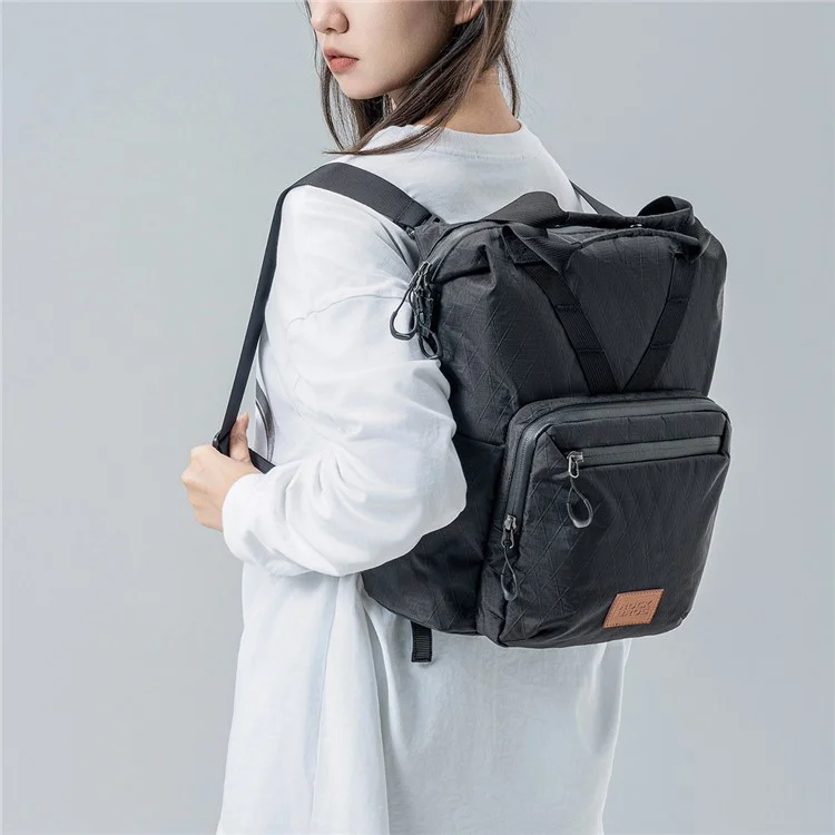 ROCKBROS 30110072 / H43 Sacoche pour vélo pliant Brompton Sac à dos de cyclisme Sacoche de voyage extérieur Grand et petit ensemble - Noir