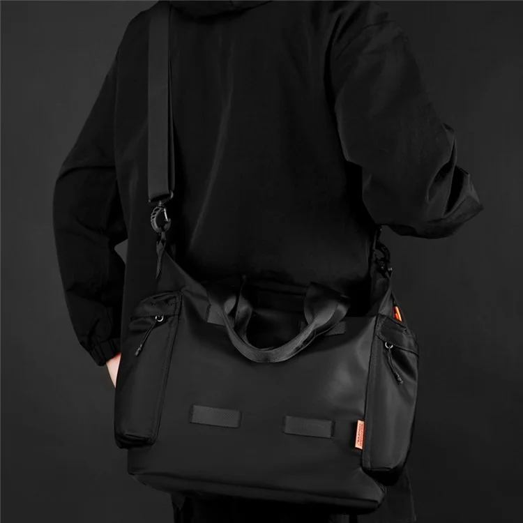 WEPOWER 870 Lässige Reisetasche Leichte wasserdichte Nylon-Umhängetasche - Schwarz