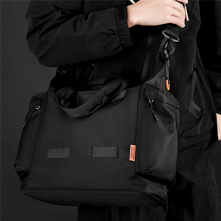 WEPOWER 870 Lässige Reisetasche Leichte wasserdichte Nylon-Umhängetasche - Schwarz