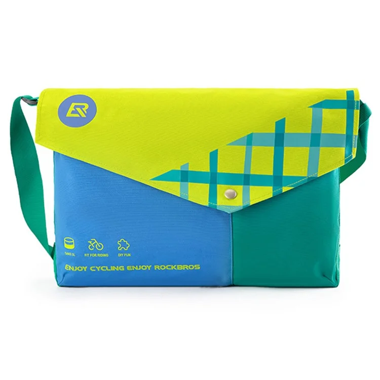 ROCKBROS H58 / 30170028001 Sac à bandoulière de cyclisme de 5 L à grande capacité, pliable pour vélo